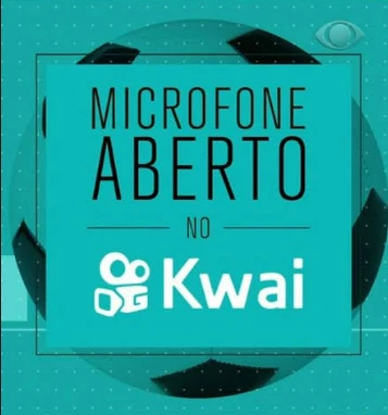 Logo Microfone Aberto no Kwai